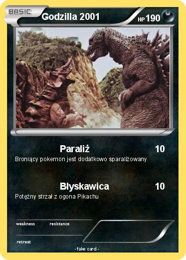 Pokemon Godzilla 2001