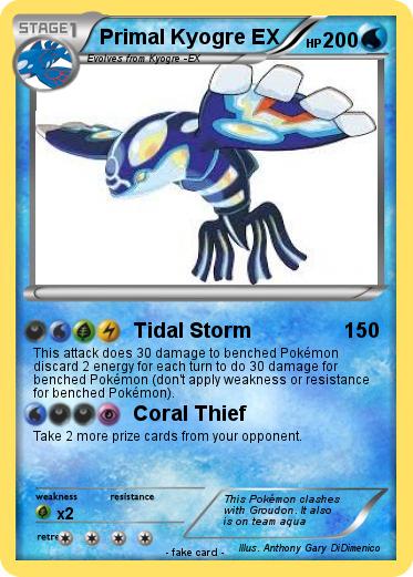 Pokemon Primal Kyogre EX