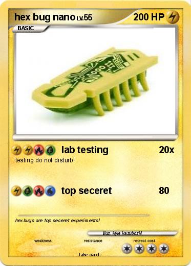 Pokemon hex bug nano