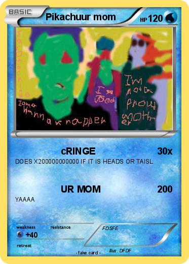 Pokemon Pikachuur mom
