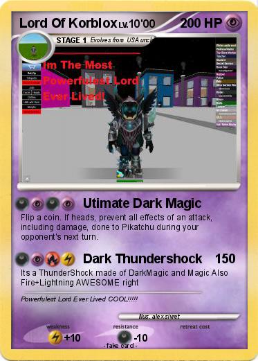 Pokemon Lord Of Korblox