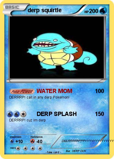 Pokemon derp squirtle