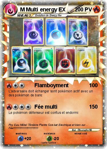 Pokemon M Multi energy EX