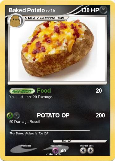 Pokemon Baked Potato