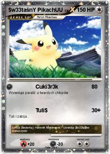 Pokemon $w33taśnY PikachUU
