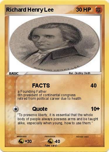 Pokemon Richard Henry Lee