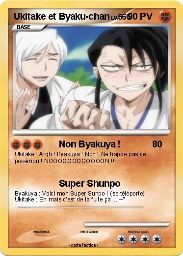 Pokemon Ukitake et Byaku-chan