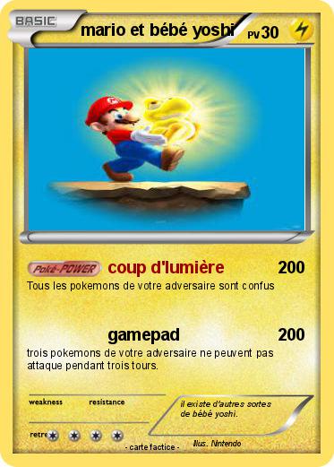 Pokemon mario et bébé yoshi