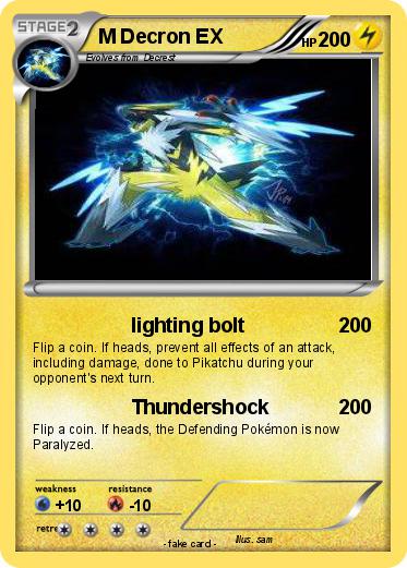 Pokemon M Decron EX