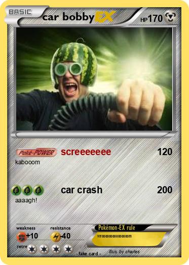 Pokemon car bobby