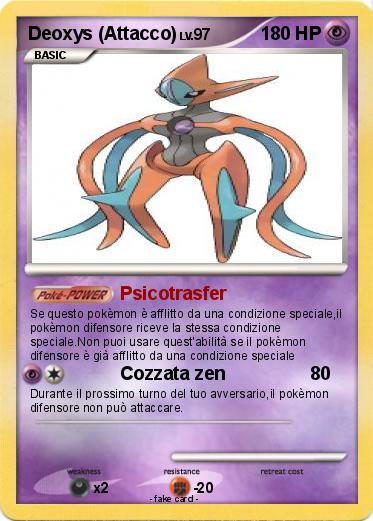 Pokemon Deoxys (Attacco)