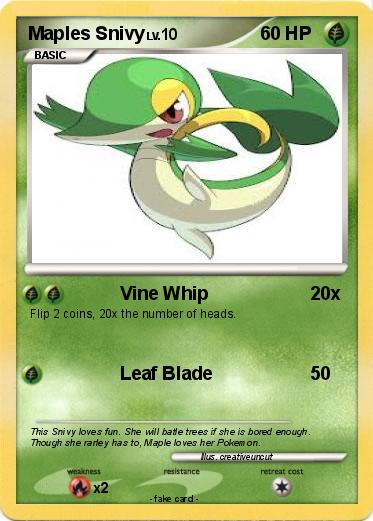 Pokemon Maples Snivy