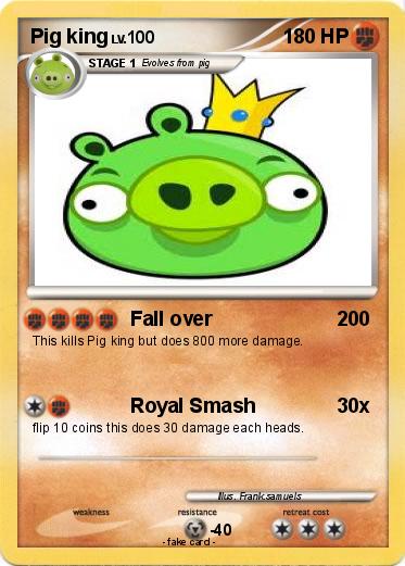 Pokemon Pig king