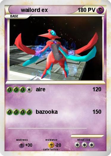 Pokemon wailord ex