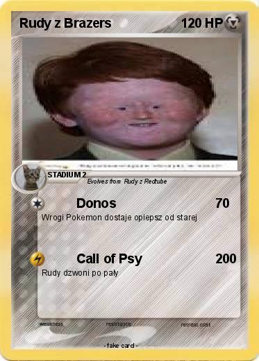 Pokemon Rudy z Brazers