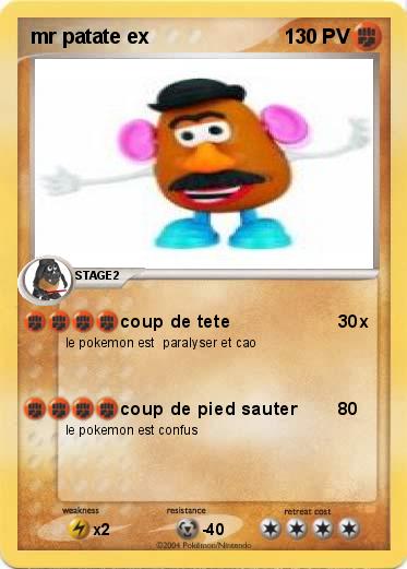 Pokemon mr patate ex 