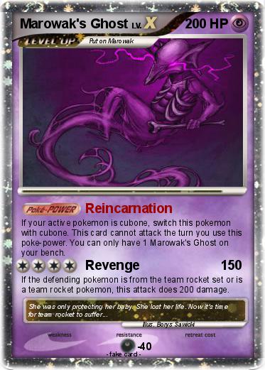 Pokemon Marowak's Ghost