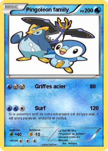 Pokemon Pingoleon family