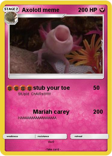 Pokemon Axolotl meme