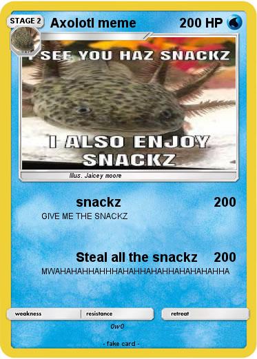 Pokemon Axolotl meme