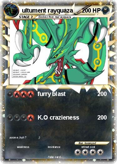 Pokemon ultument rayquaza