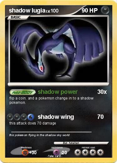 Pokemon shadow lugia