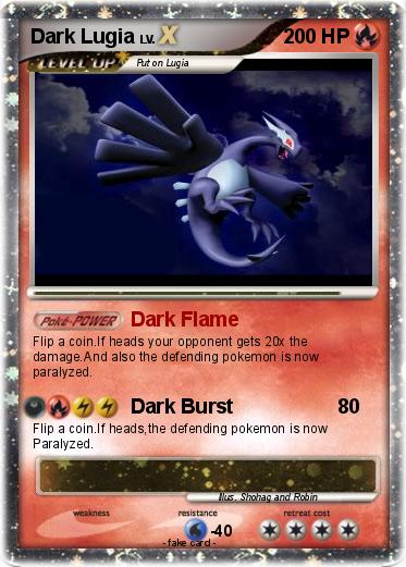 Pokemon Dark Lugia