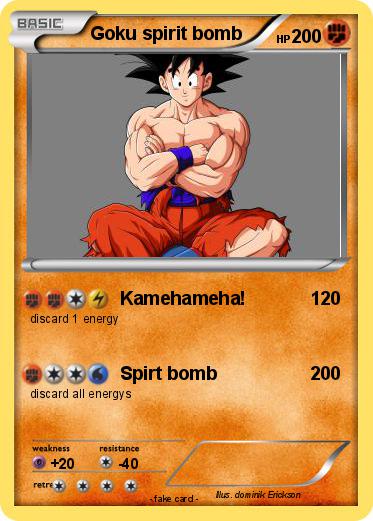 Pokemon Goku spirit bomb