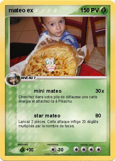 Pokemon mateo ex
