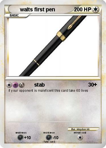 Pokemon walts first pen
