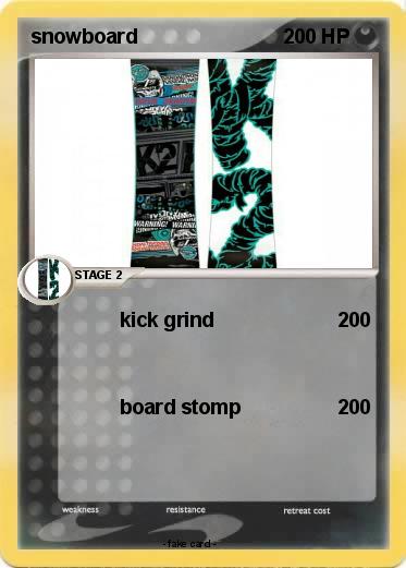 Pokemon snowboard