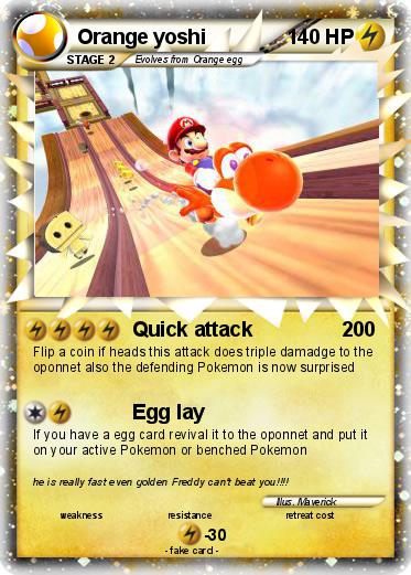 Pokemon Orange yoshi