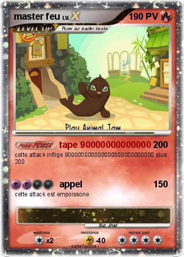 Pokemon master feu