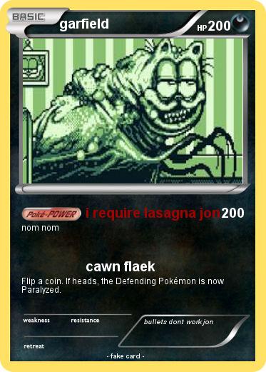 Pokemon garfield