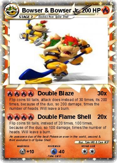 Pokemon Bowser & Bowser Jr.