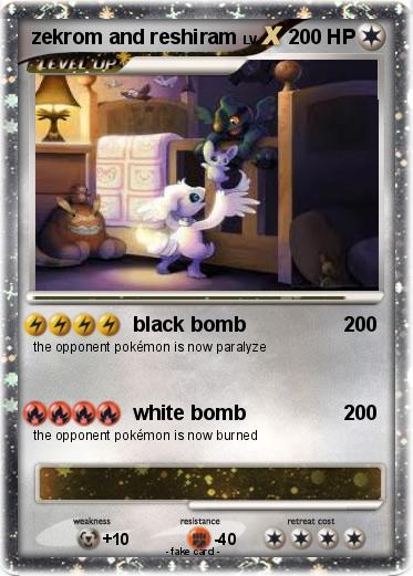 Pokemon zekrom and reshiram