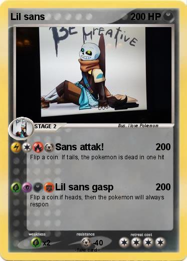 Pokemon Lil sans