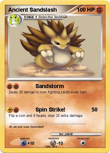 Pokemon Ancient Sandslash