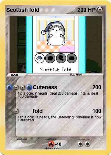 Pokemon Scottish fold