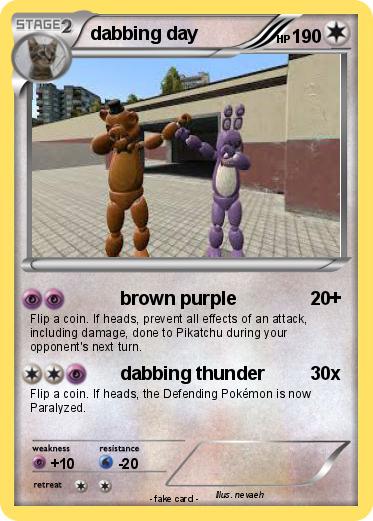 Pokemon dabbing day