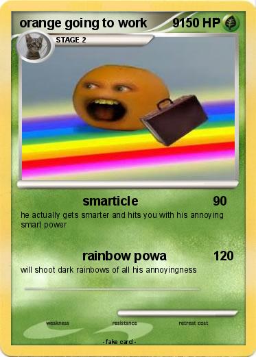 Pokemon orange going to work       9
