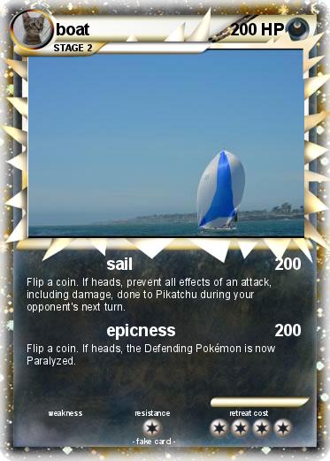 Pokemon boat