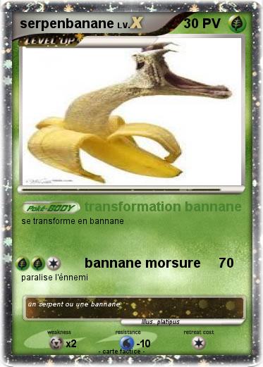 Pokemon serpenbanane