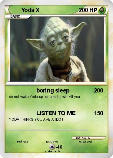 Pokemon Yoda X