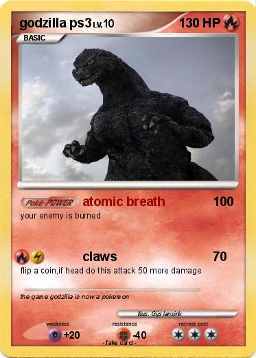 Pokemon godzilla ps3