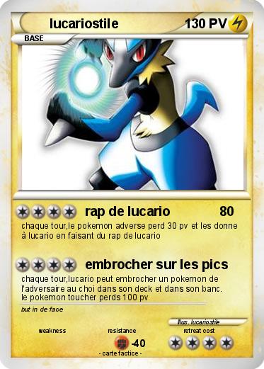 Pokemon lucariostile