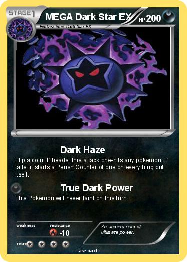 Pokemon MEGA Dark Star EX