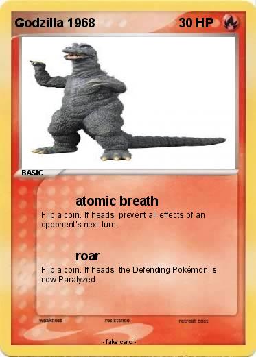 Pokemon Godzilla 1968