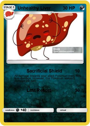 Pokemon Unhealthy Liver