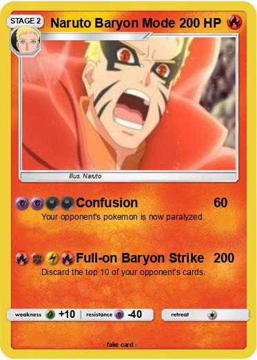 Pokemon Naruto Baryon Mode